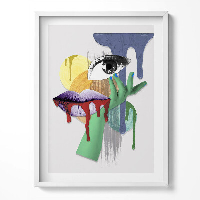 Kép keretben Szürrealista kollázs