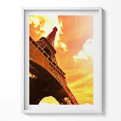 Keretezett kép Eiffel-torony látványosság Párizsban