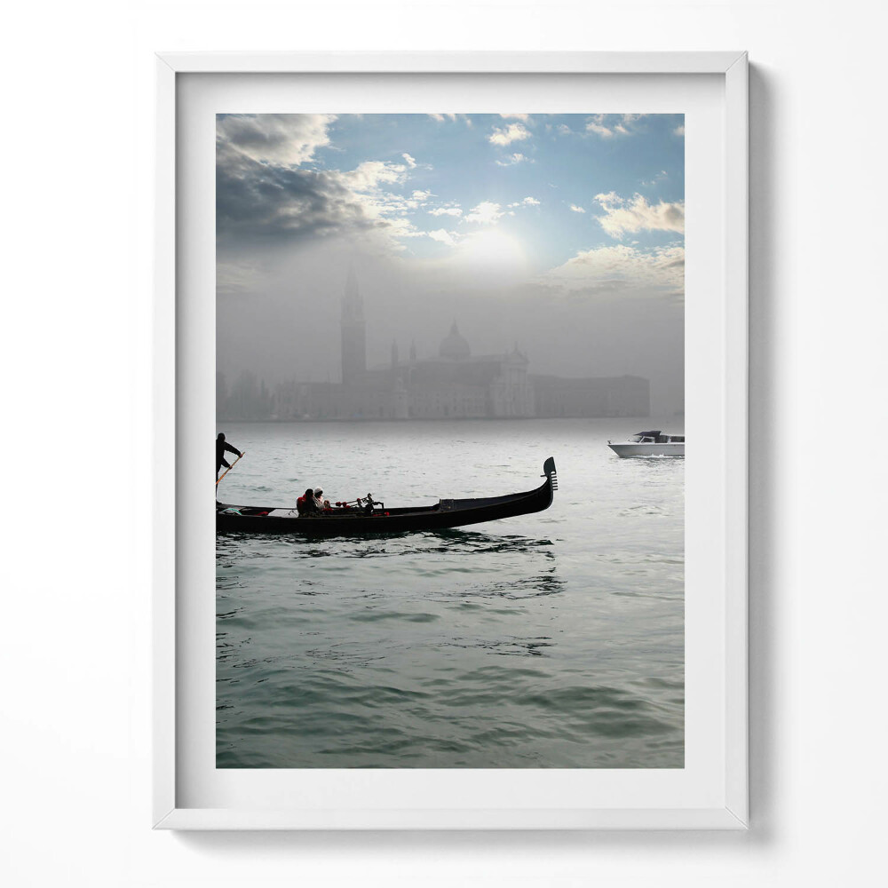 Keretezett kép Velencei gondolák