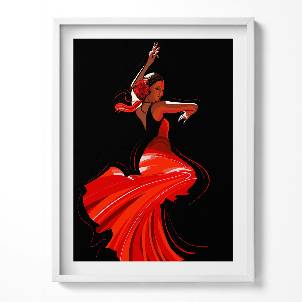 Keretezett kép Kulturális jelenség flamenco táncos zene éneklés viselet