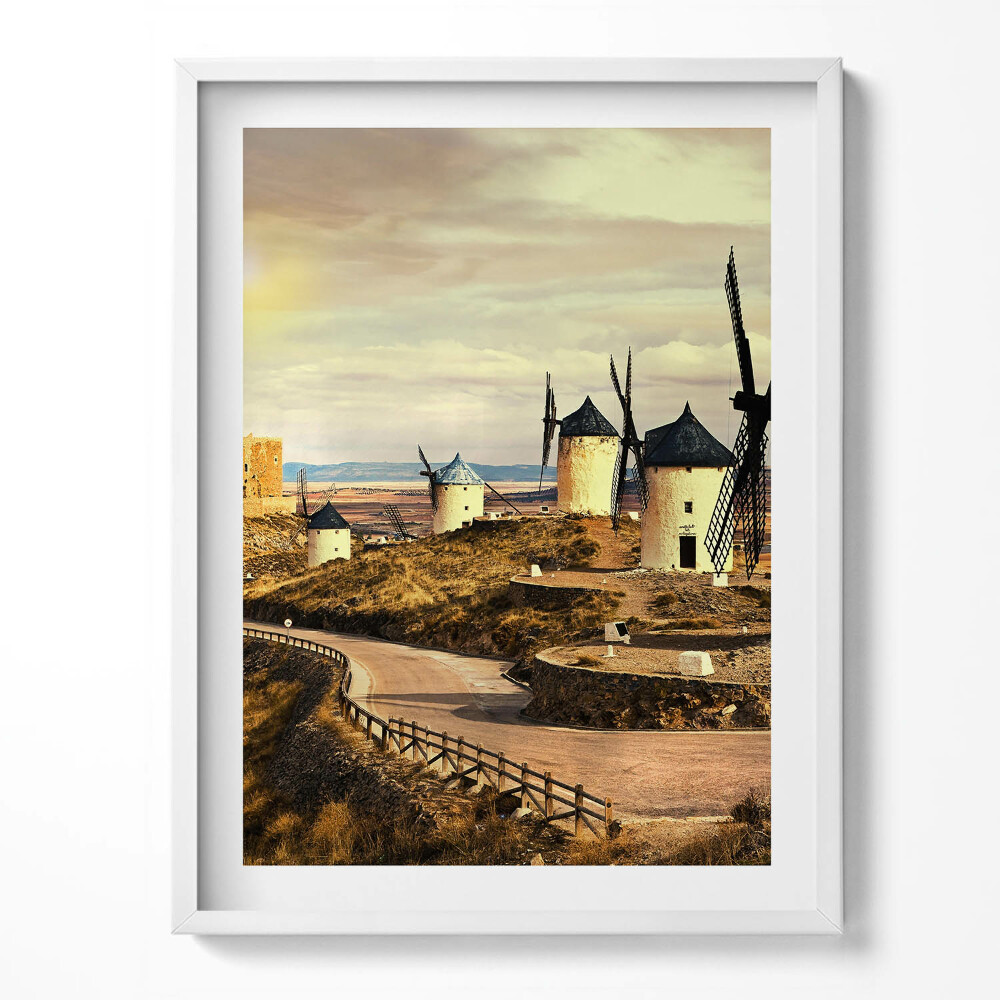 Keretezett kép Cosuegra szélmalmok