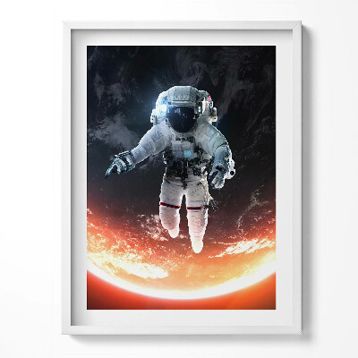 Keretezett kép Asztronauta az űrben