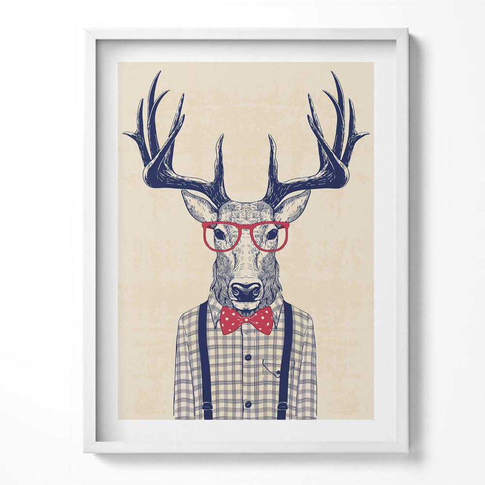 Keretezett kép Szarvas ingben és jazz masnival