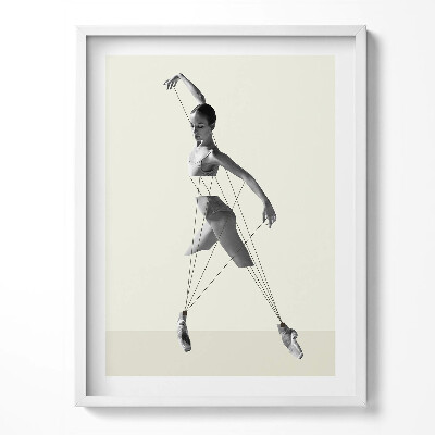 Kép keretben Absztrakt női táncos