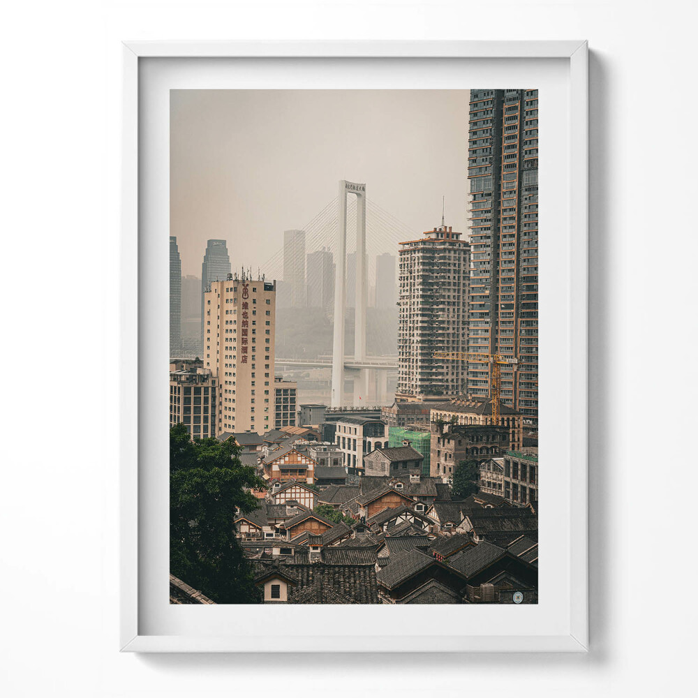 Keretezett kép Óváros Chongqingban