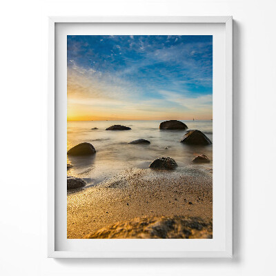 Keretezett kép Napfelkelte a Balti-tengeren