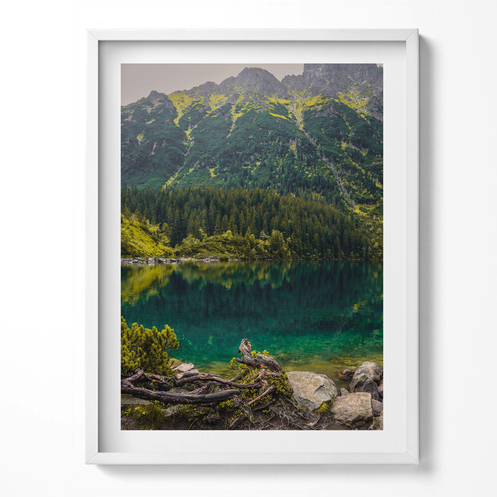 Keretezett kép Morskie Oko a Tátra hegységben