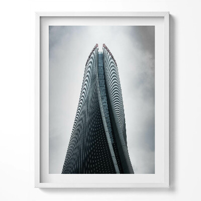 Kép keretben Felhőkarcoló Milánóban