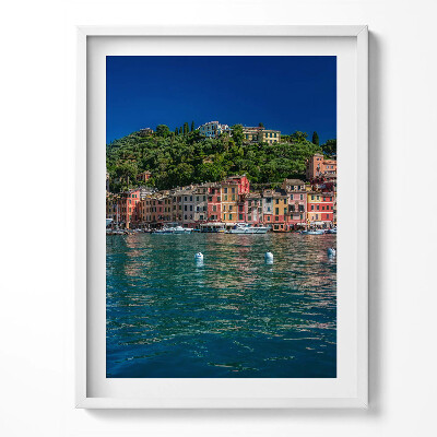 Kép keretben Hajók vitorlázás Portofinóban