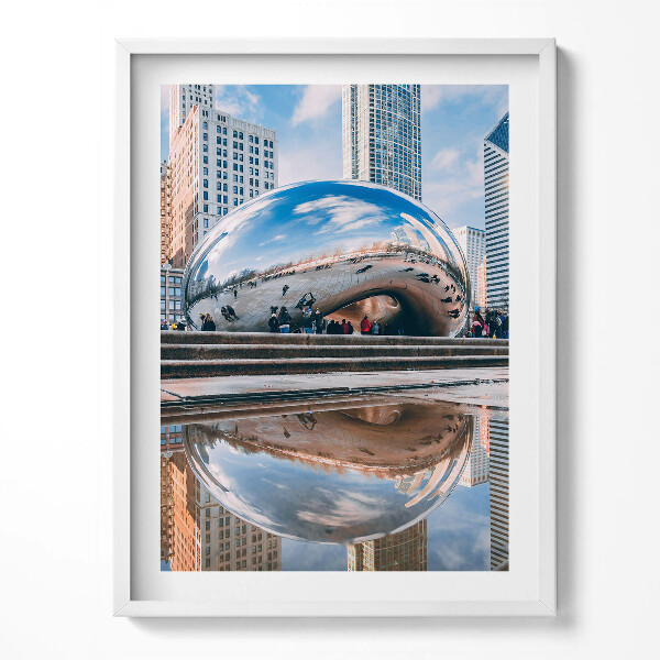 Keretezett kép Cloud Gate Chicago