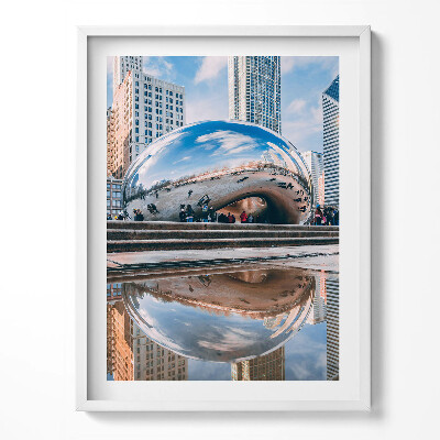 Keretezett kép Cloud Gate Chicago