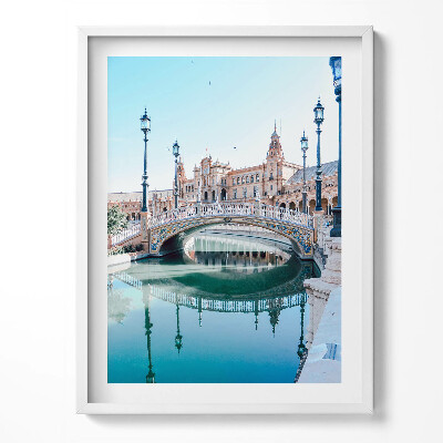 Kép keretben Spanyol tér Sevillában