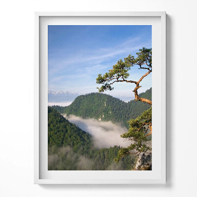 Keretezett kép Sólyomcsúcs a Pieniny-hegységben