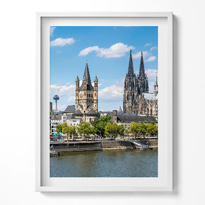 Kép keretben Panoráma Kölnben