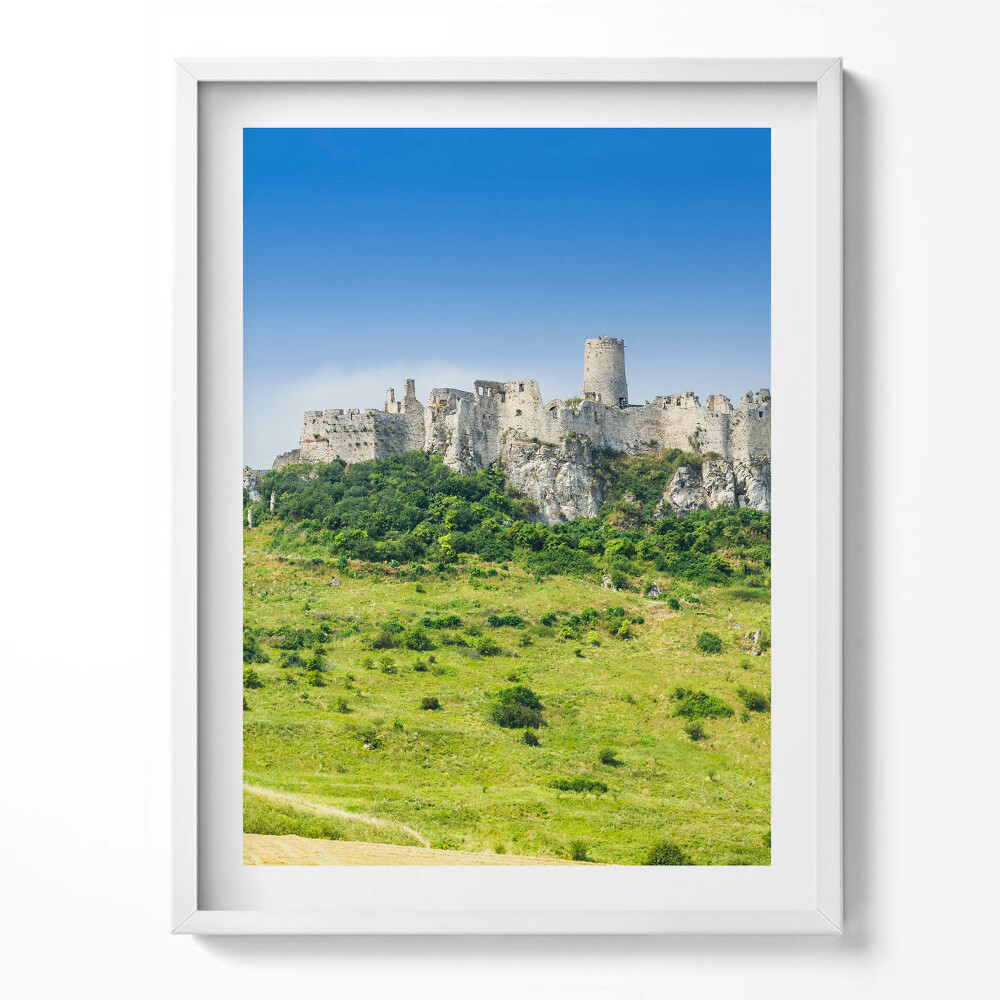 Kép keretben Szepesi vár Szlovákiában