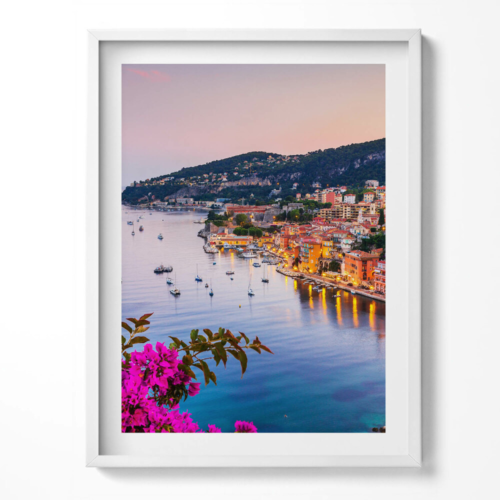 Kép keretben Côte d'Azur tengerpartja