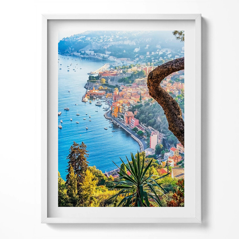 Keretezett kép Villefranche-sur-Mer falu