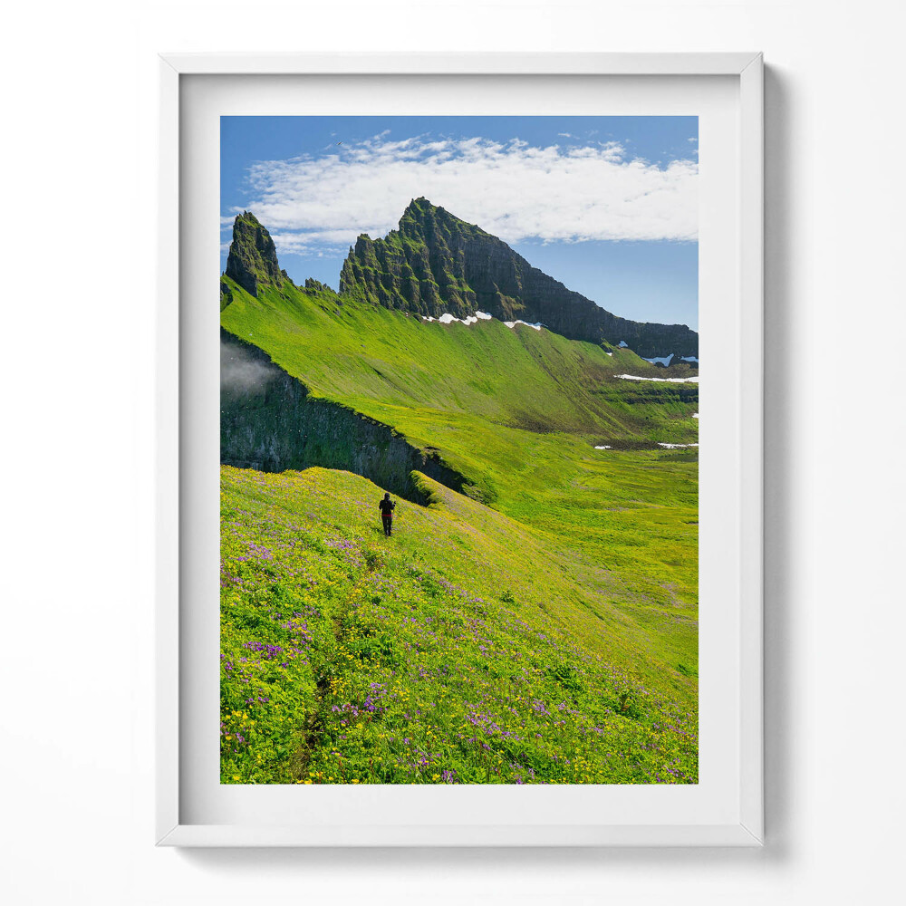 Kép keretben Hornstrandir természetvédelmi terület Izland