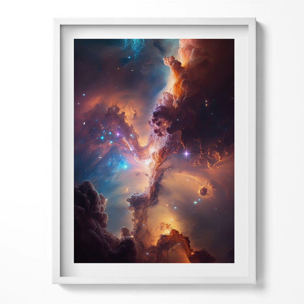 Kép keretben Csillagok világa kozmosz