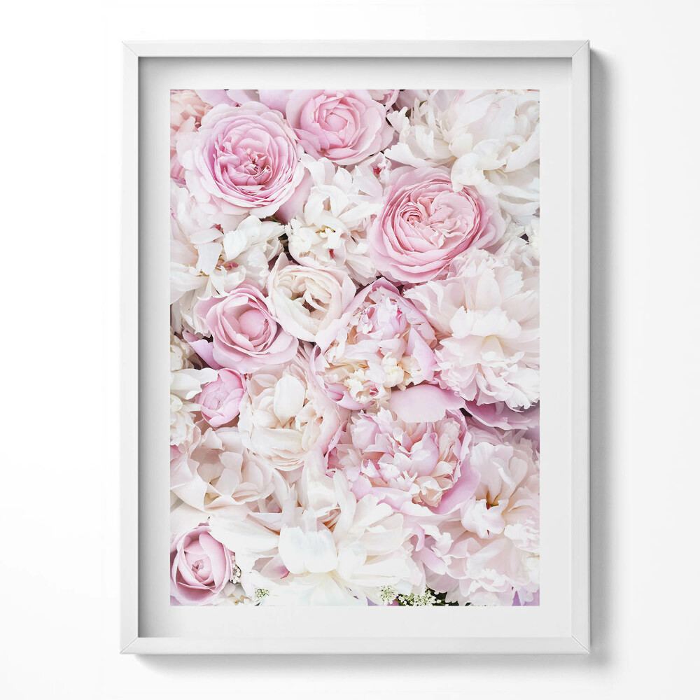 Keretezett kép Dekoratív virágok