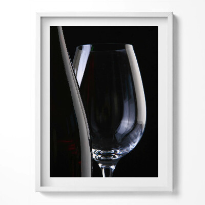 Keretezett kép Pohár és üvegek