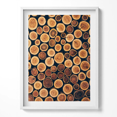 Keretezett kép fatörzsek