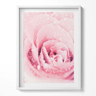Kép keretben Rózsaszín finom virág