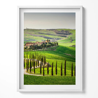 Kép keretben Olasz tájkép