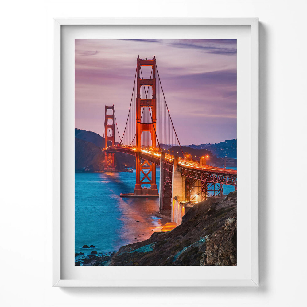 Keretezett kép Golden Gate Bridge San Francisco