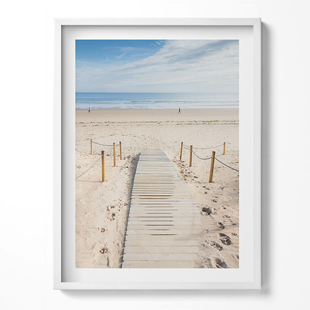 Kép keretben Faút a homokon