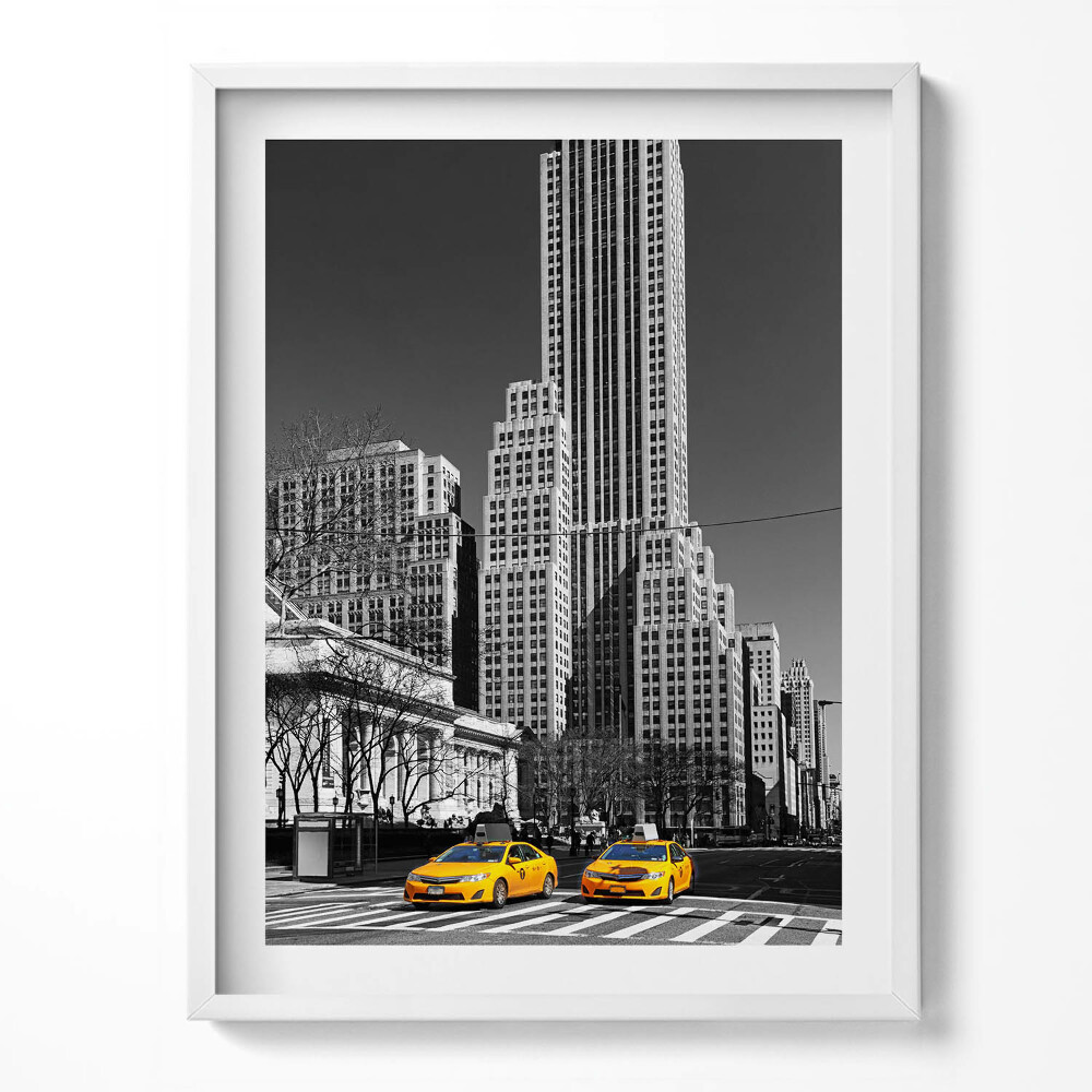 Kép keretben Városi fények este