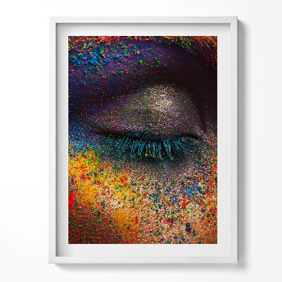 Kép keretben Magányos lámpa egy sziklán