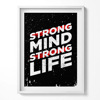 Keretezett kép Motivációs felirat 