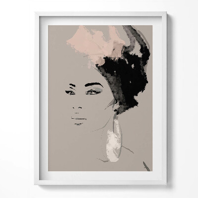 Kép keretben Absztrakt női portré