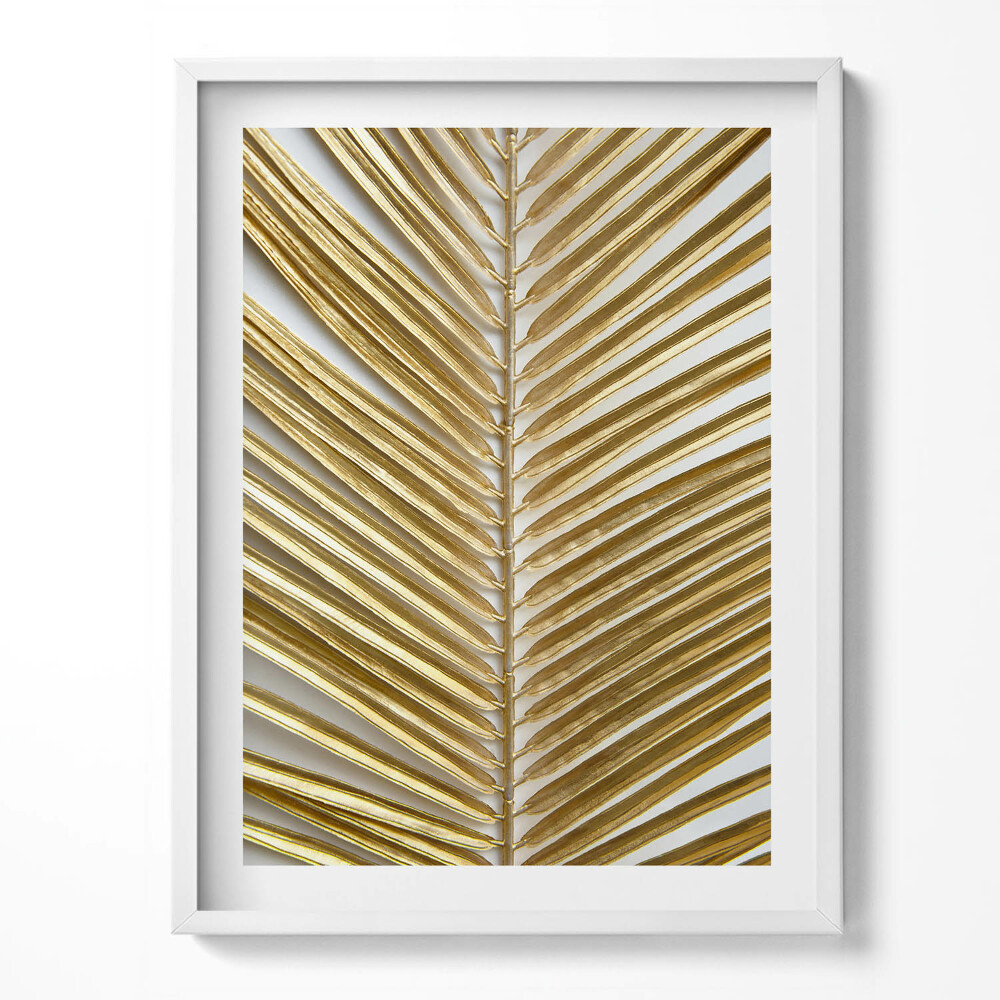 Kép keretben Aranylevél csillogás