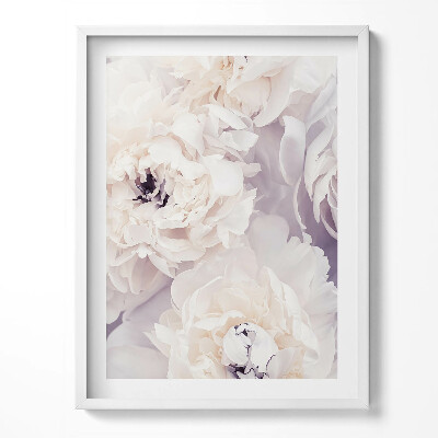 Keretezett kép Finom bazsarózsa virágok