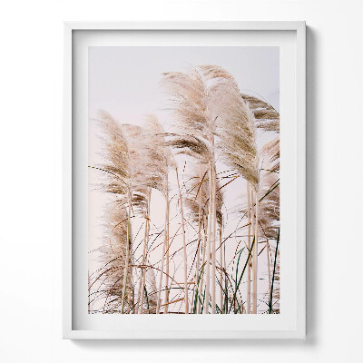 Kép keretben Romantikus fű táj boho stílusban