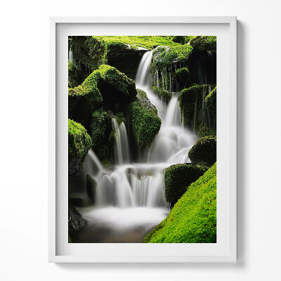 Kép keretben Vad vízesés a dzsungelben