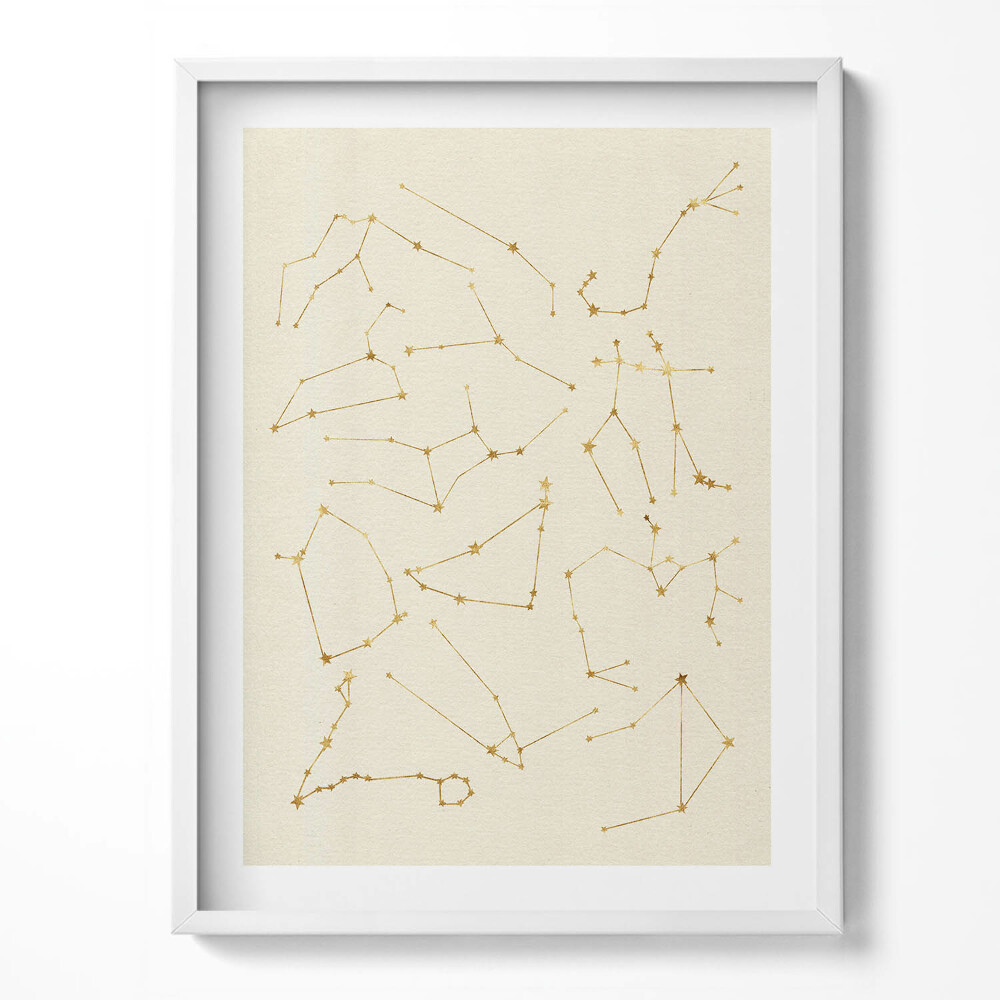 Kép keretben Zodiákus csillagképek