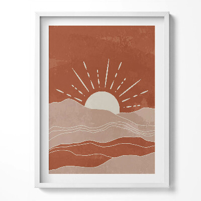 Keretezett kép A felkelő nap illusztrációja