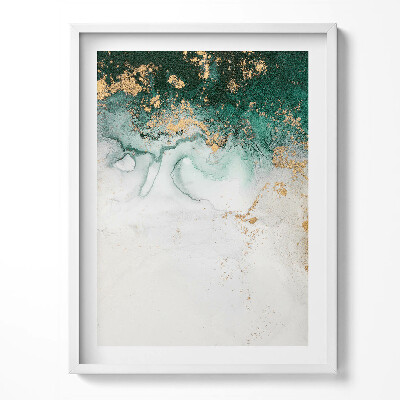 Kép keretben Absztrakt kompozíció arannyal