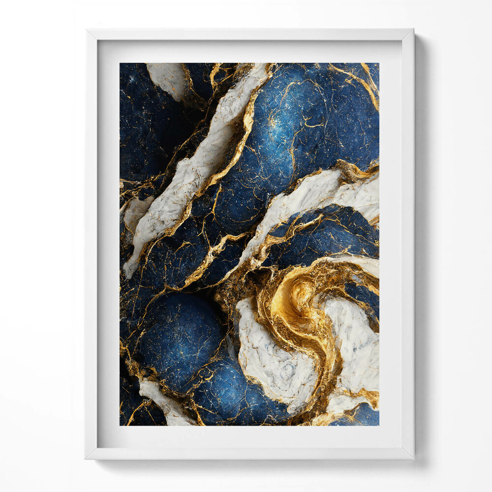 Kép keretben Glamour absztrakt textúra arannyal