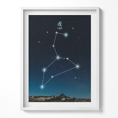 Kép keretben Oroszlán csillagkép