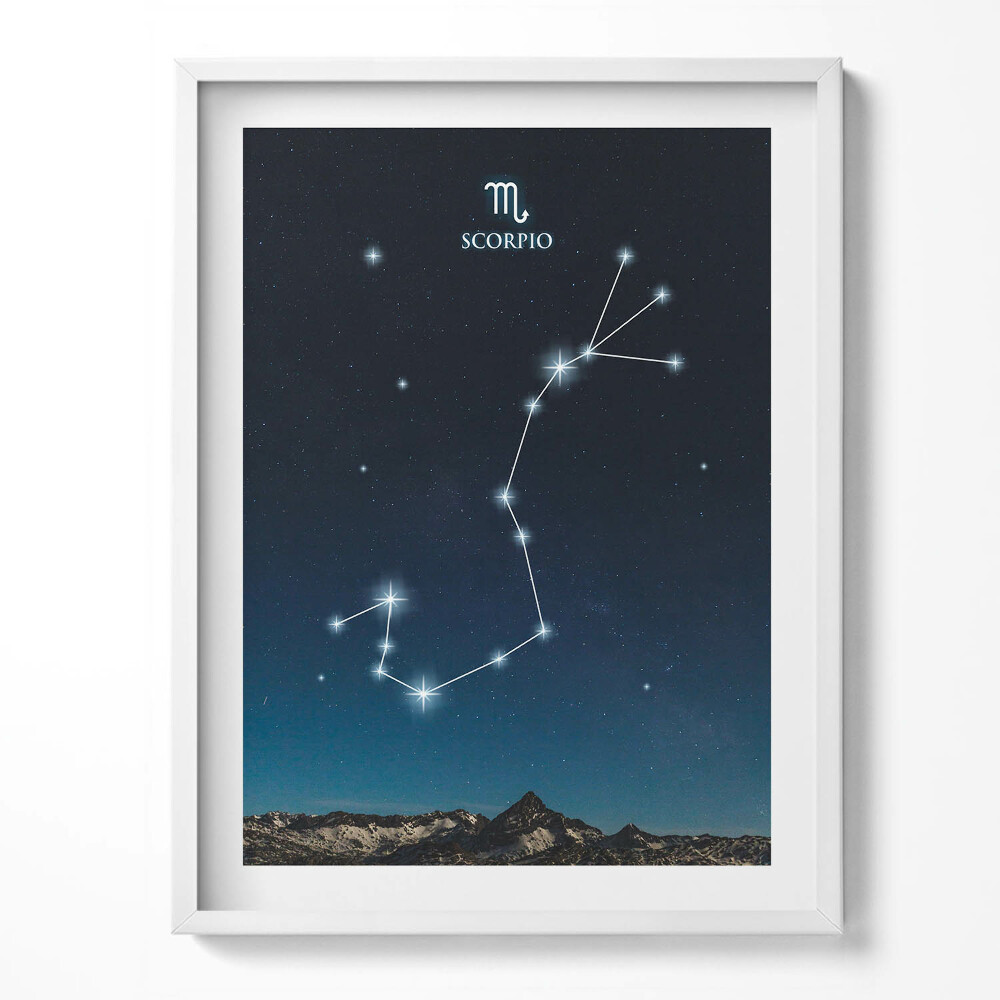 Kép keretben Skorpió csillagkép