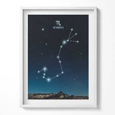 Kép keretben Skorpió csillagkép
