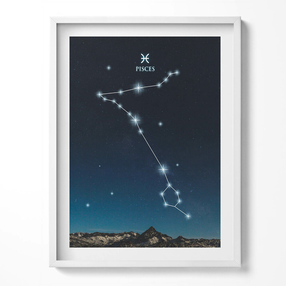 Kép keretben Halak csillagkép