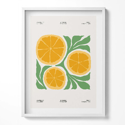 Kép keretben Növények és virágok illusztrációja