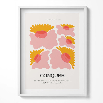 Keretezett kép Növények és virágok illusztrációja