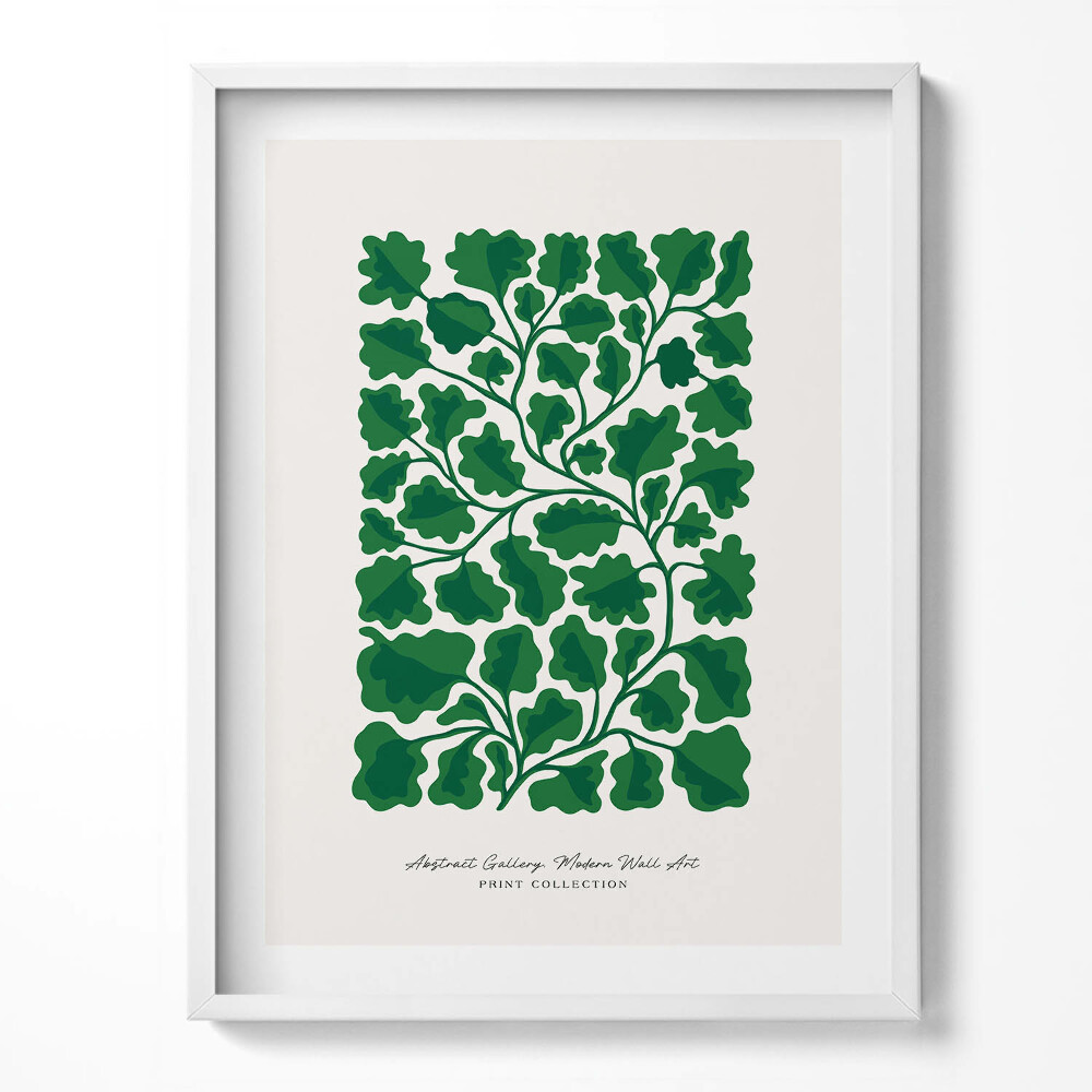 Kép keretben Növények és virágok illusztrációja