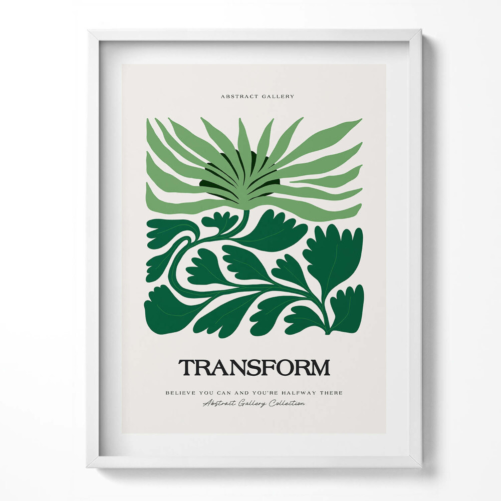 Keretezett kép Növények és virágok illusztrációja